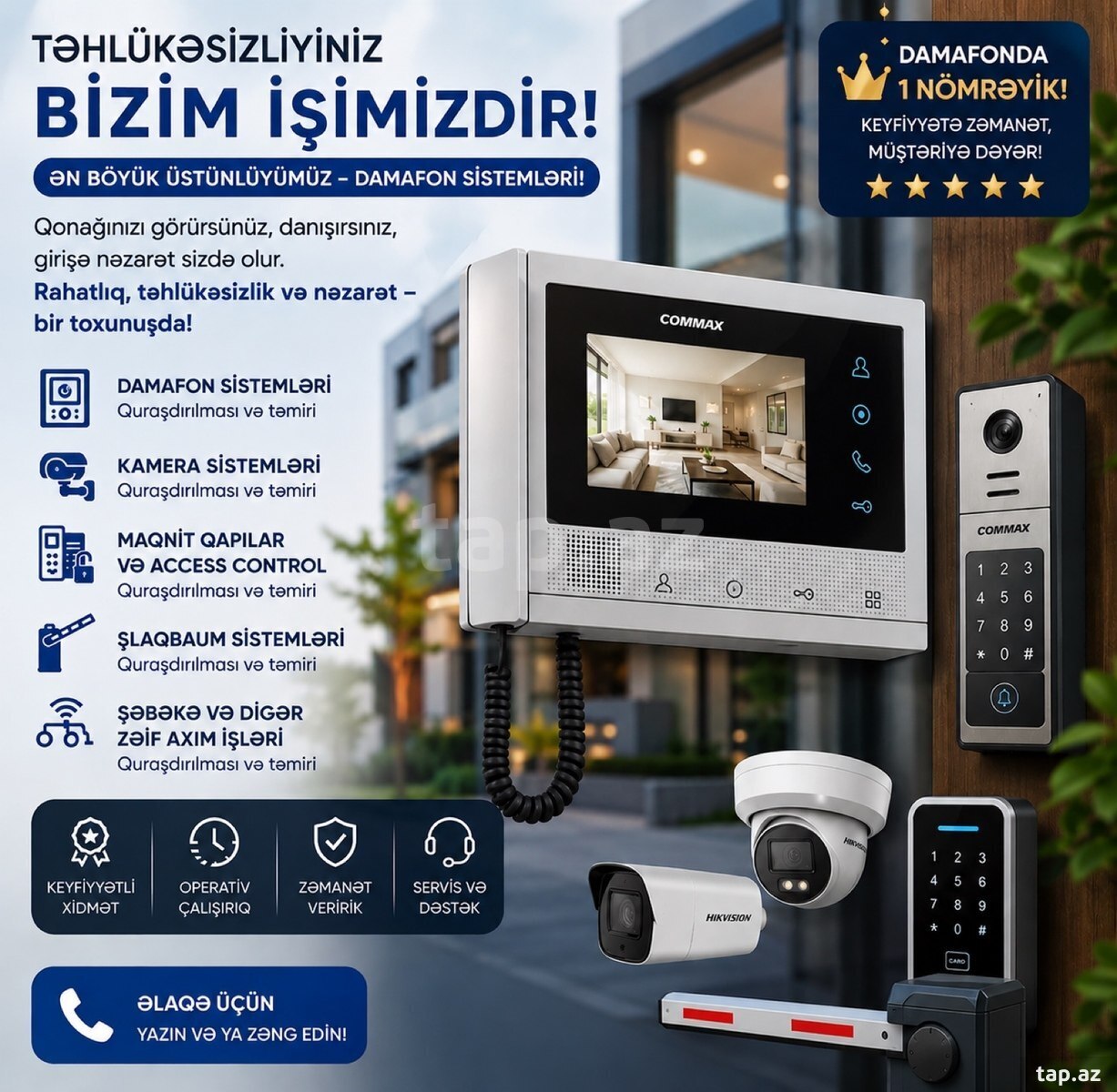Domofon quraşdırılması Domofon quraşdırılması