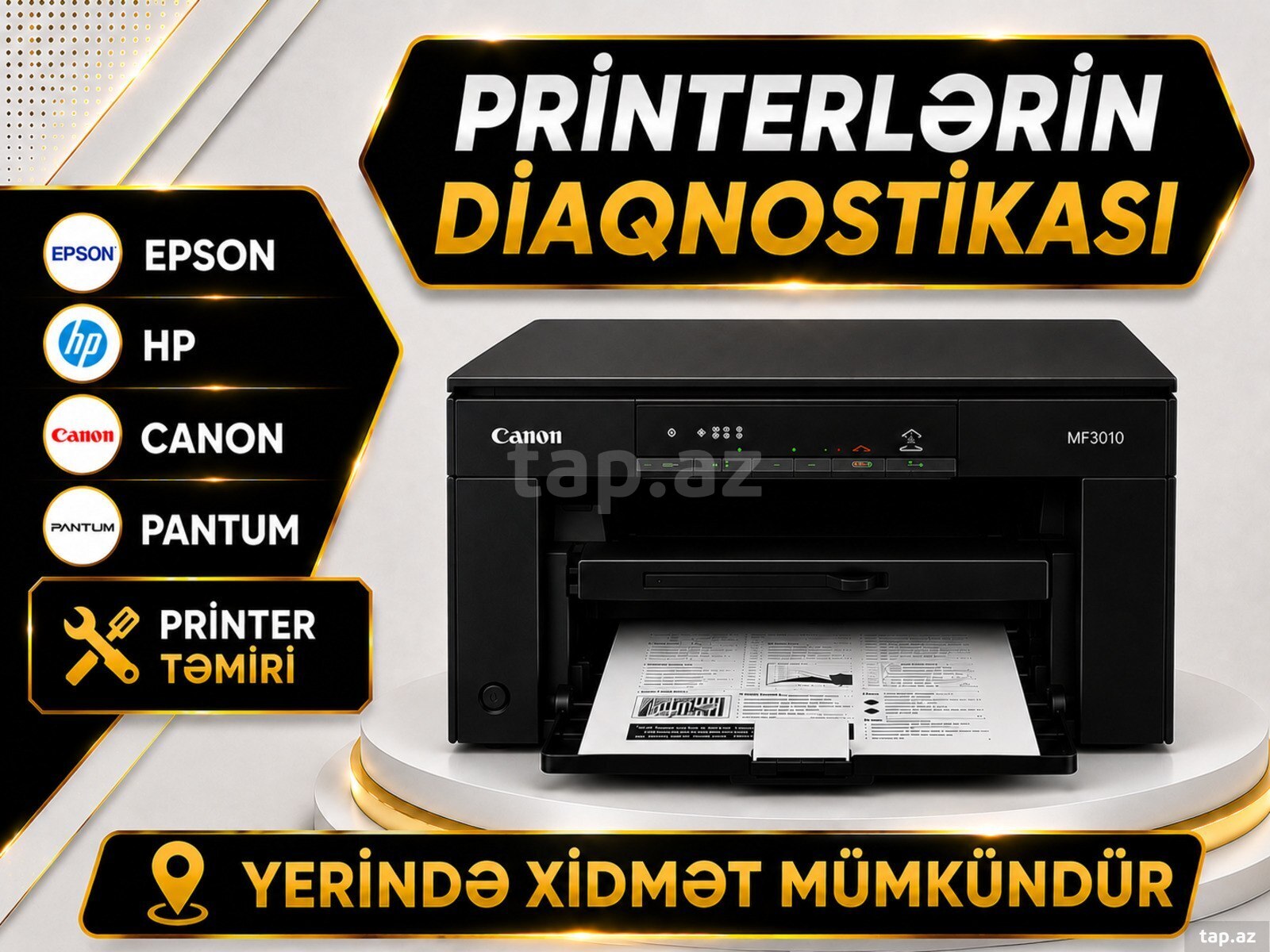 Printerlərin diaqnostikası Printerlərin diaqnostikası