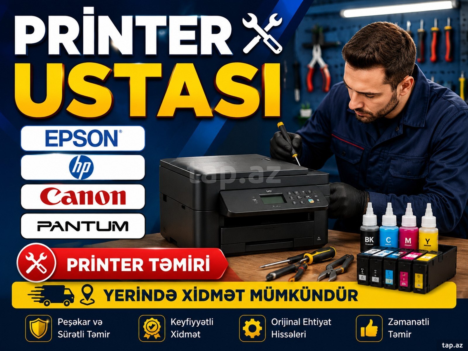 Printer ustası xidmətləri Printer ustası xidmətləri