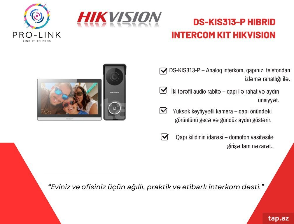 Domofon DS-KIS313-P Domofon DS-KIS313-P